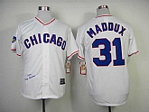 Chicago Cubs #31 Greg Maddux White 1988 Majestic Mitchell And Ness Throwback Stitched MLB Jersey Sanguo,baseball caps,new era cap wholesale,wholesale hats